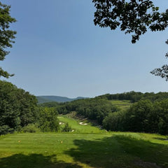 golf course picture on a beautiful day to support mental health