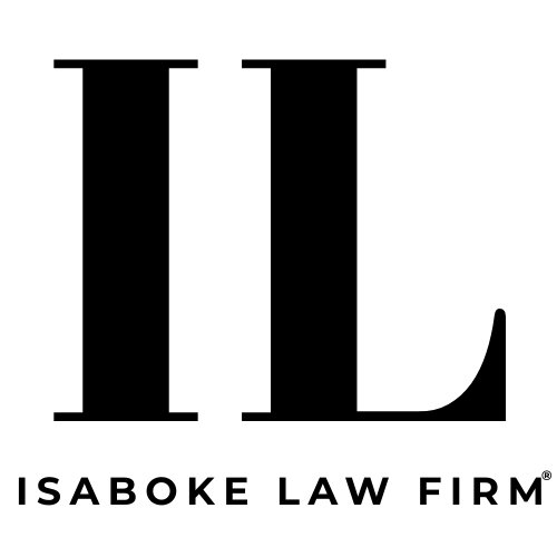 Logo of Isaboke Law Firm with stylized 'IL' letters on a white background