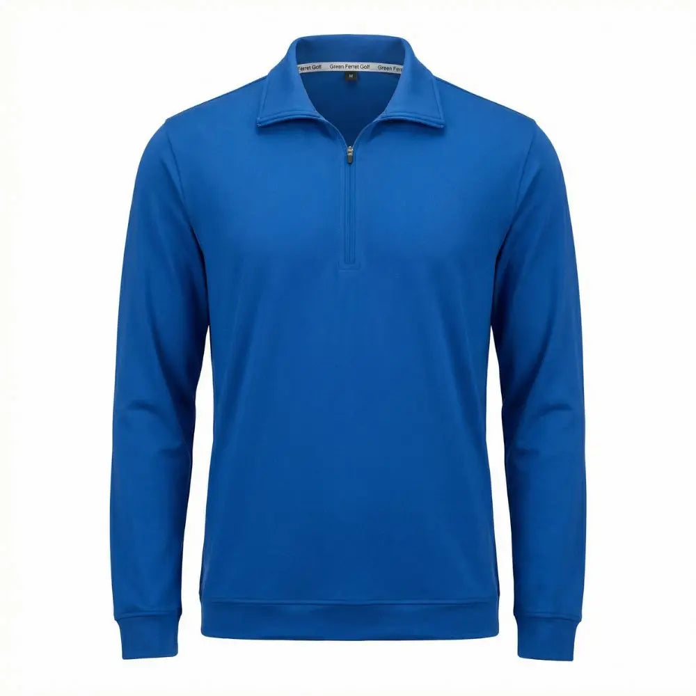 Players Quarter Zip Jacket in Royal Blue from Green Ferret Golf