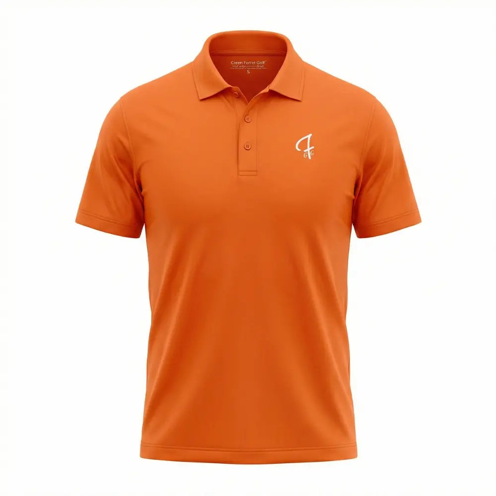 Pro Shop Polo in Bright Orange from Green Ferret Golf