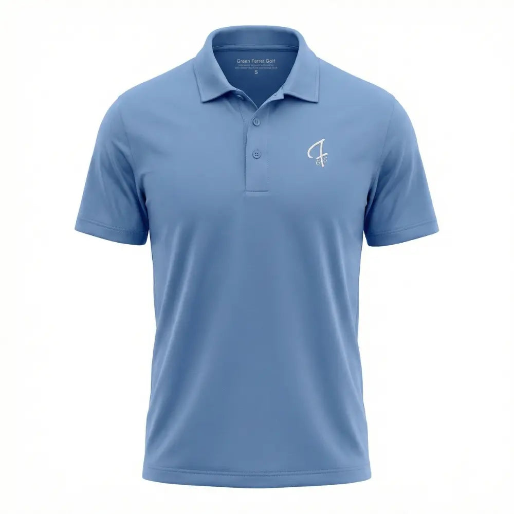 Pro Shop Polo in Carolina Blue from Green Ferret Golf
