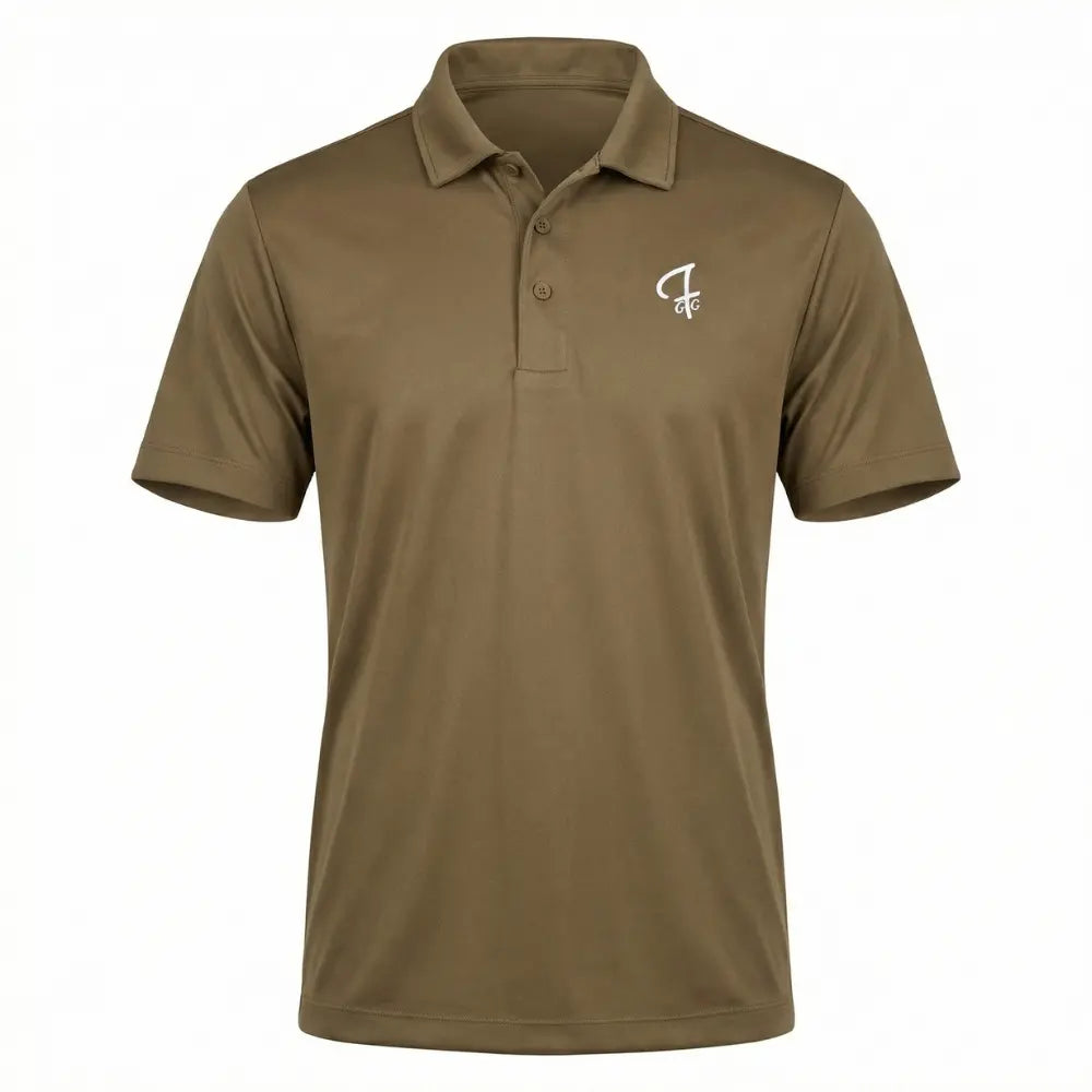 Pro Shop Polo in Cigar Brown from Green Ferret Golf