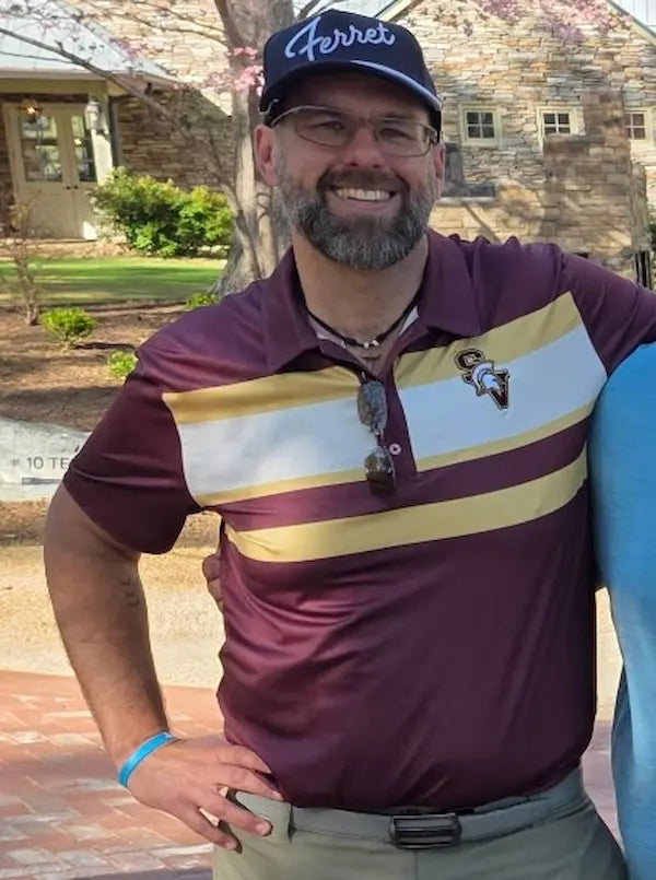 Rob in the Sun Valley Spartans Polo at Stonehouse Golf Club in Virginia at the B1RD1E Classic