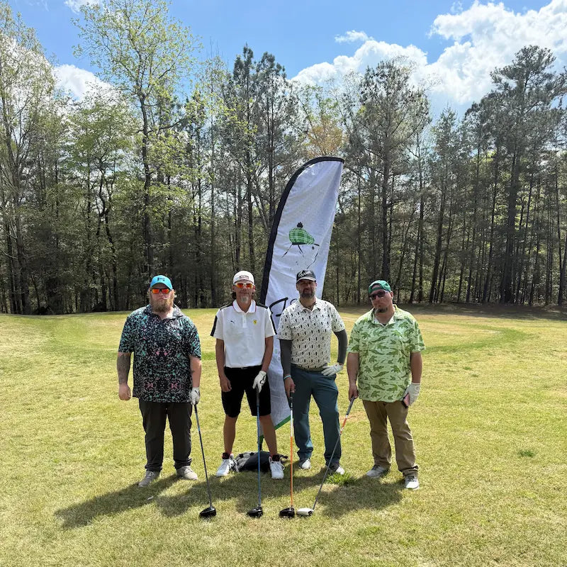 Green Ferret Golf group at the B1RD1E Golf Classic.