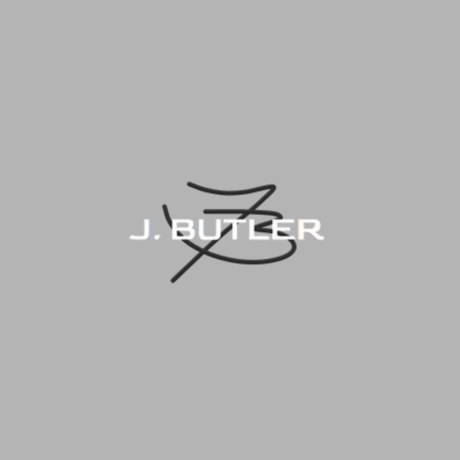 J. Butler logo on a gray background
